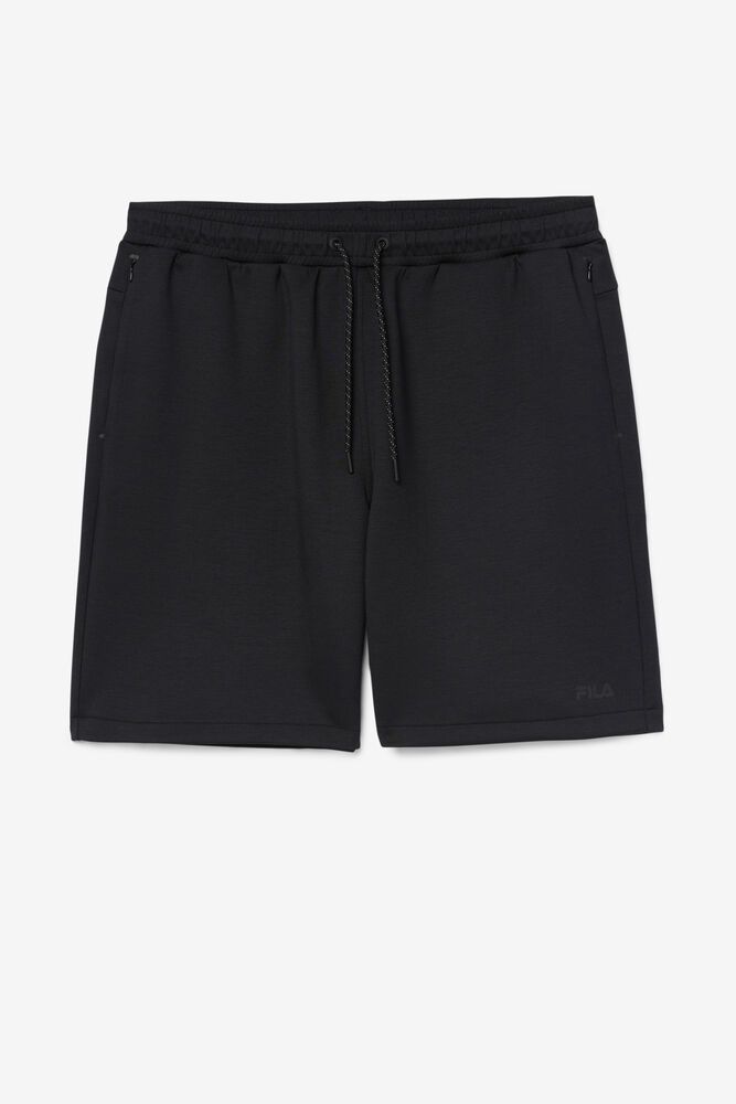 Fila Shorts Balban Mens Black - India RIG-975148